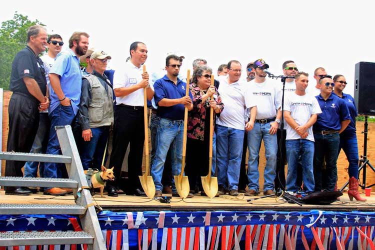 Breaking Ground on New Camp Hope Facility