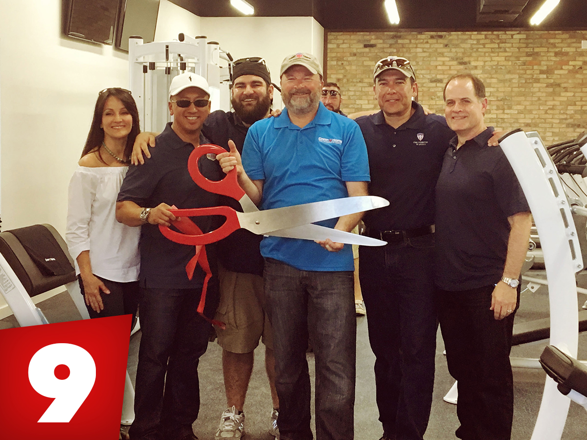 Jonathan Kim Gym Opens at Camp Hope