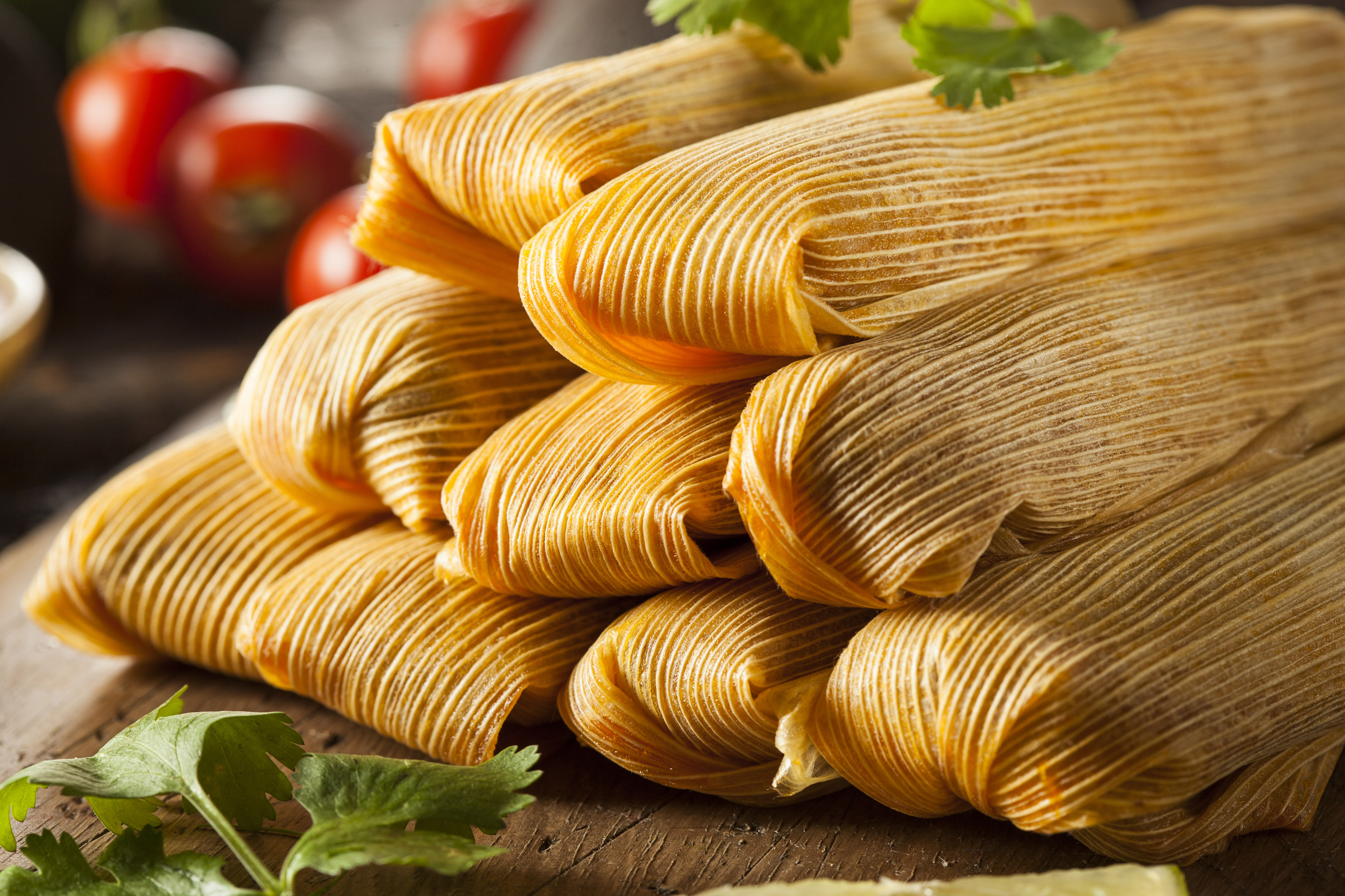 homemade pork tamales